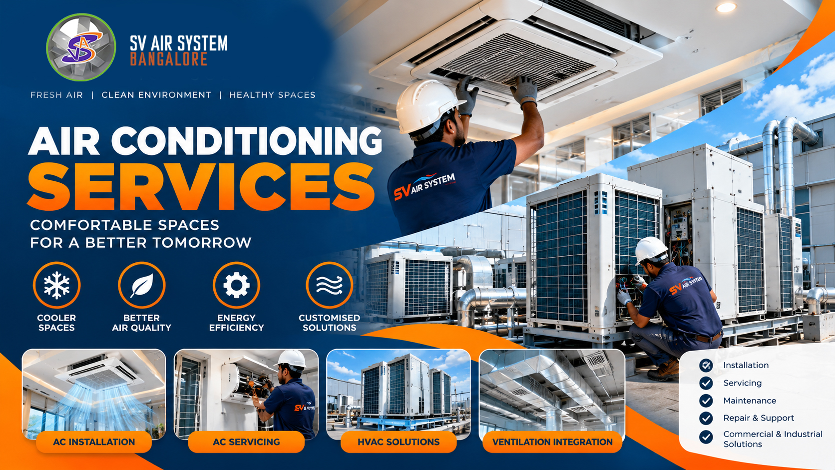 Professional Air Conditioning Services for Commercial and Industrial Spaces