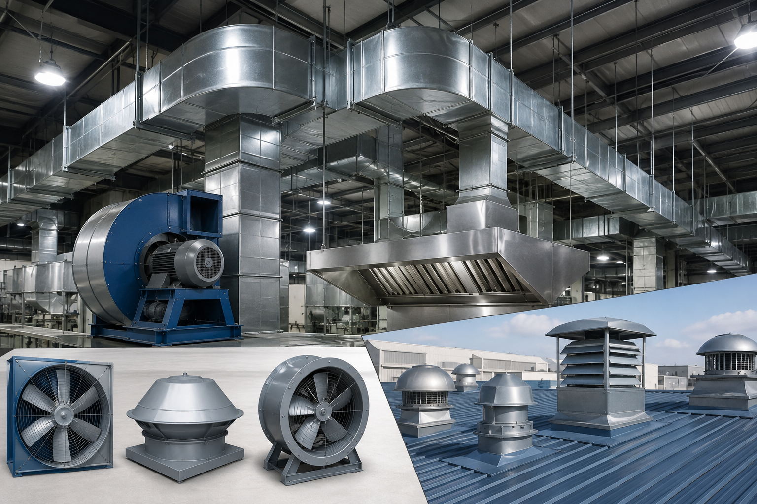 Industrial Ventilation Systems & Exhaust Solutions in Bangalore | SV Air System