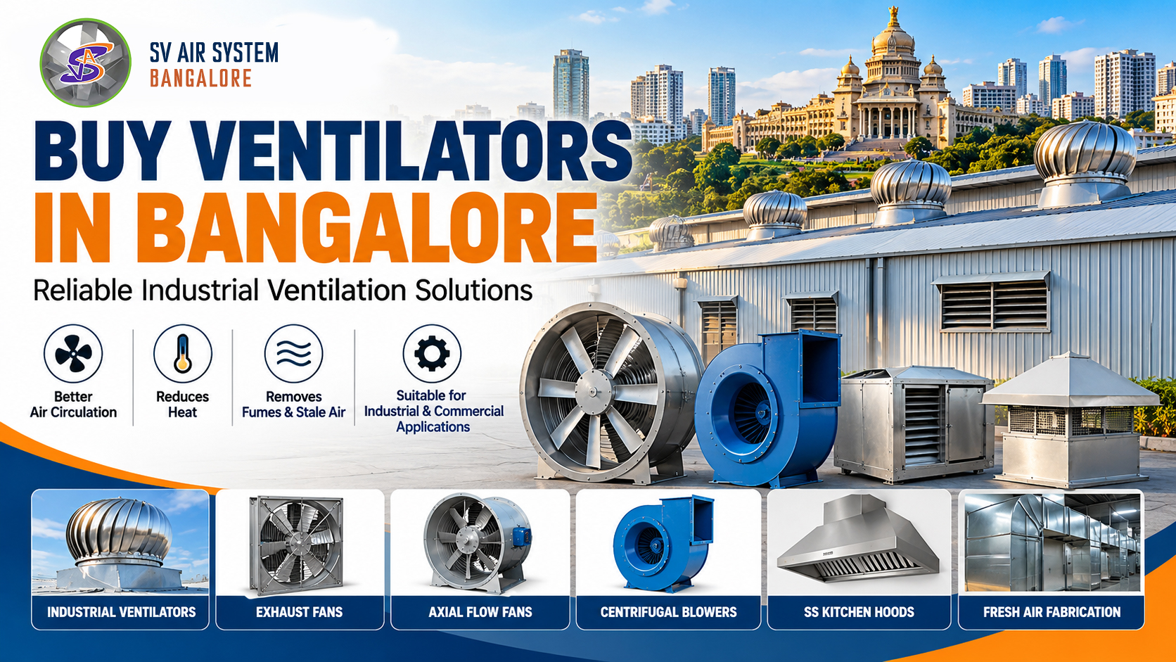 Buy Ventilators in Bangalore Best Industrial Ventilation Solutions