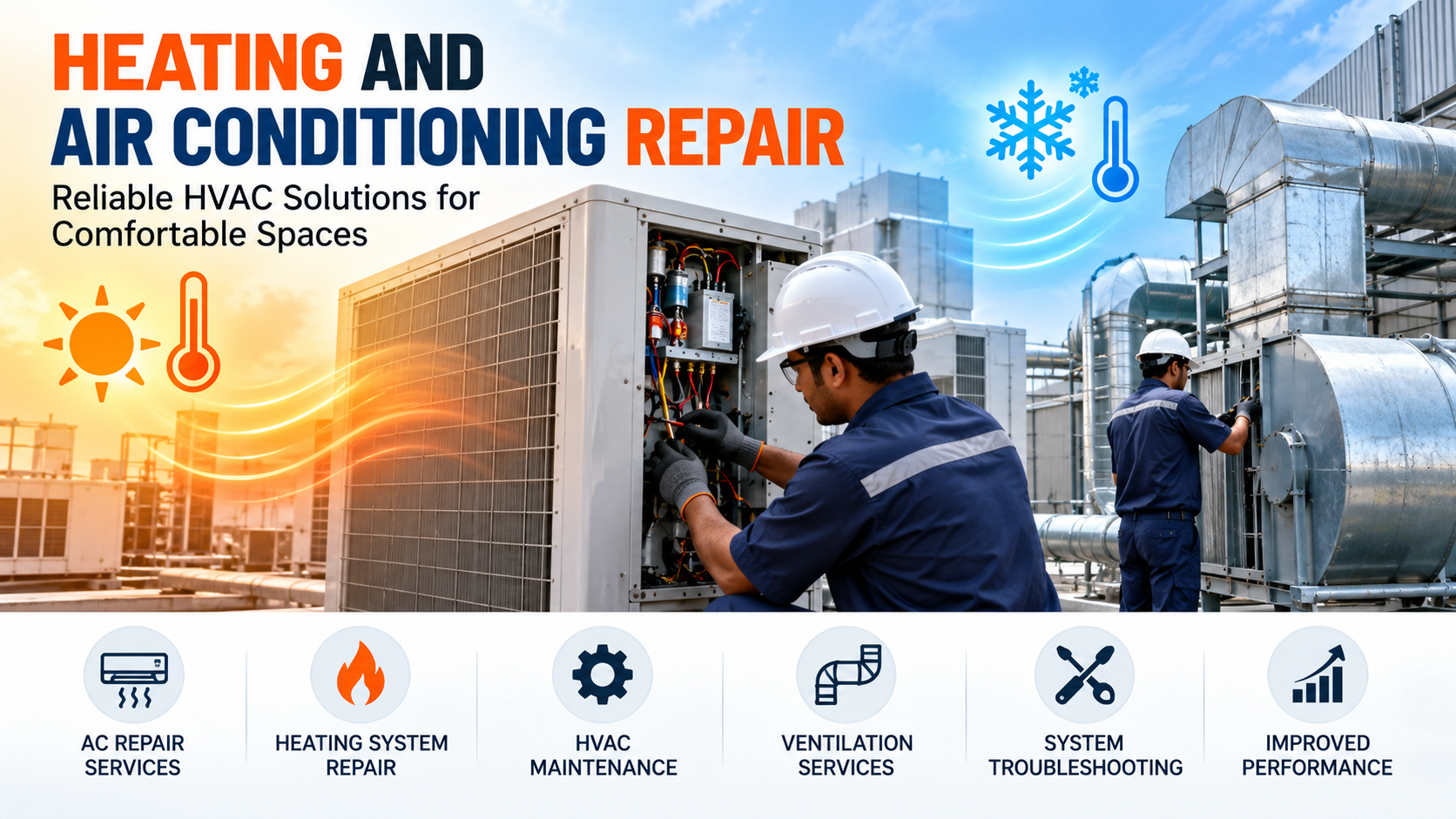 Heating and Air Conditioning Repair Services for Reliable HVAC Performance